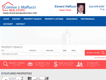 Tablet Screenshot of maffuccirealestate.com